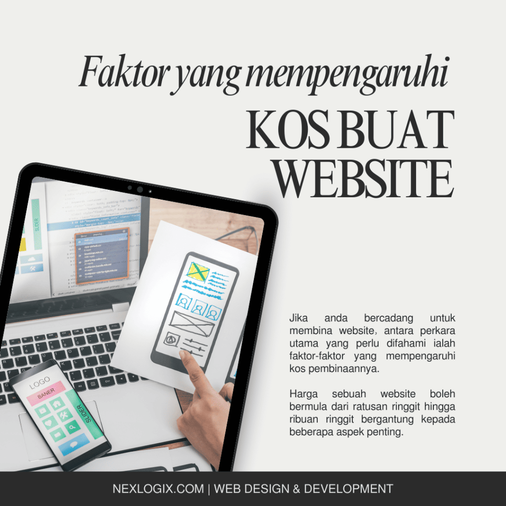 Faktor yang mempengaruhi Kos Buat Website